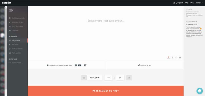 outil réseaux sociaux