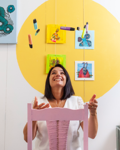 Claire-purple-banana Claire coach ecommerce et instagram