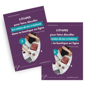 Plan d'actions pour vendre tes créations en ligne
