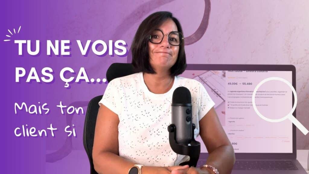 Vidéo Youtube fiche produit