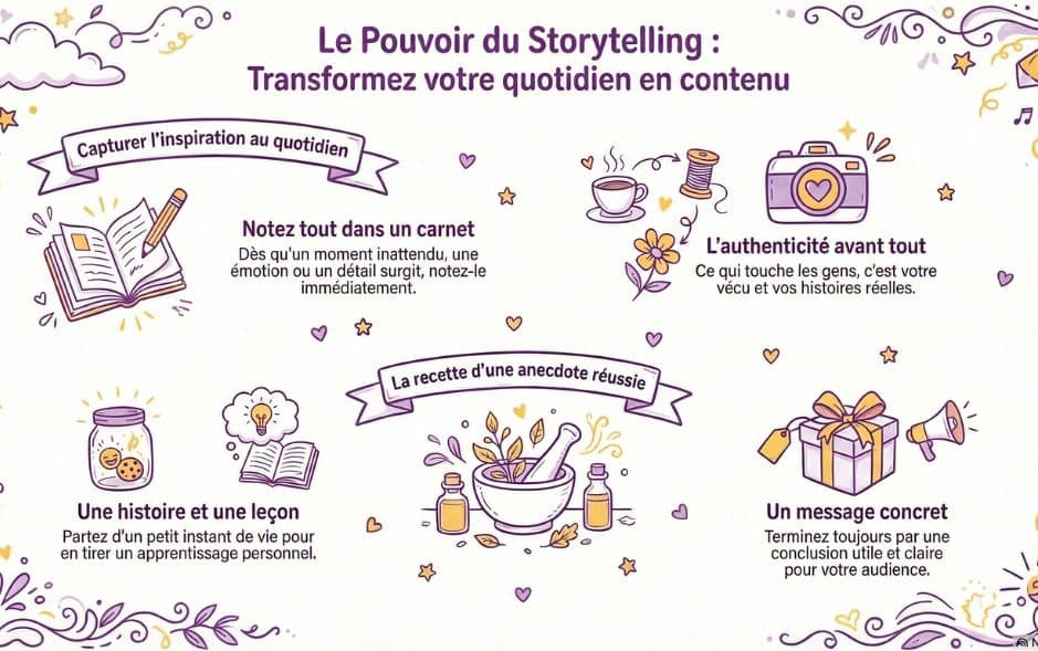 Utiliser le pouvoir du storytelling pour sa création de contenu